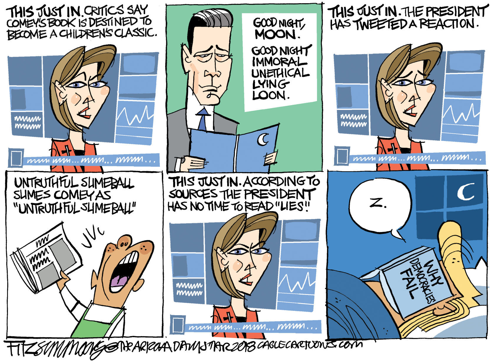 Daily Fitz Cartoon: Comey